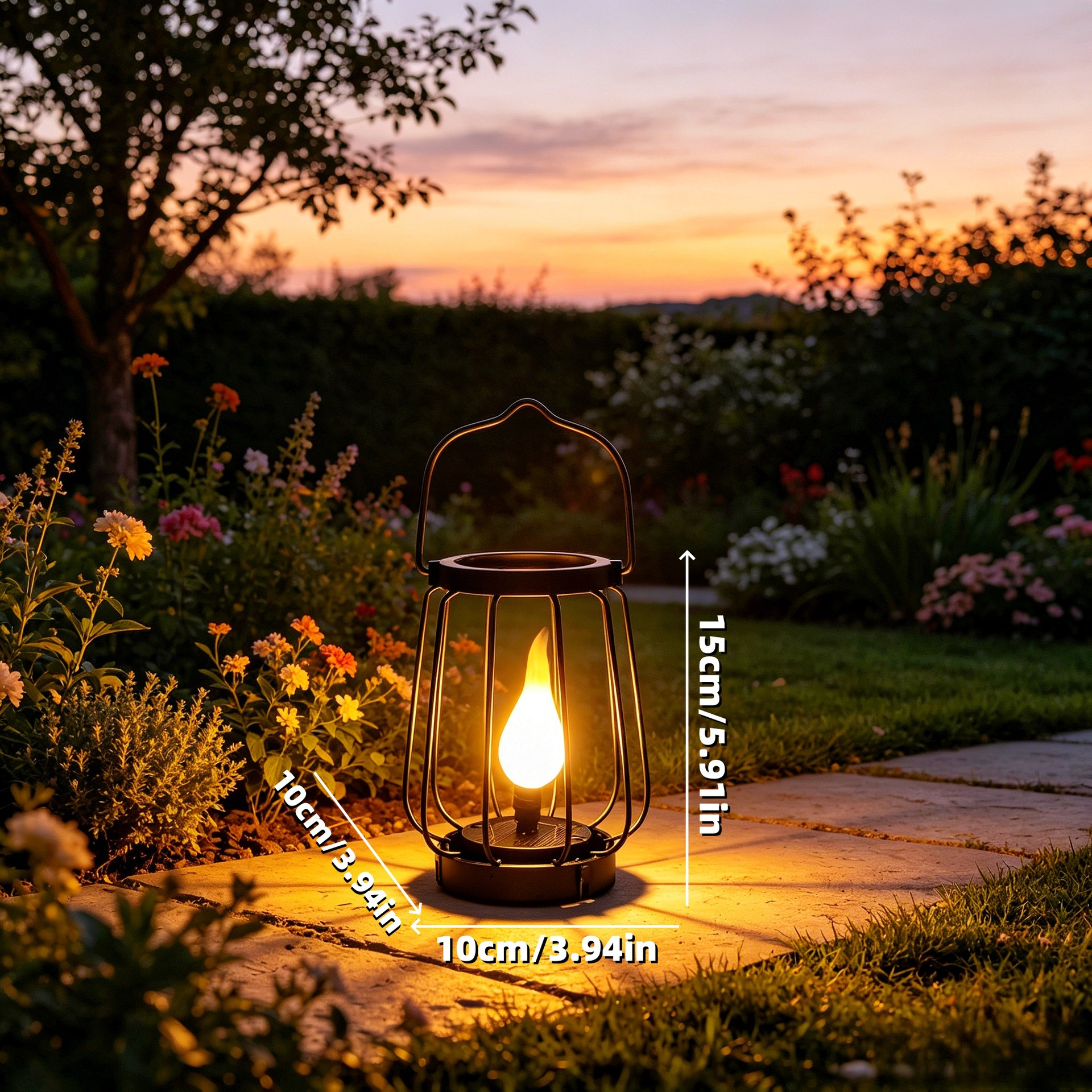 Solar LED Flame Light – Outdoor Decorative Landscape Lamp