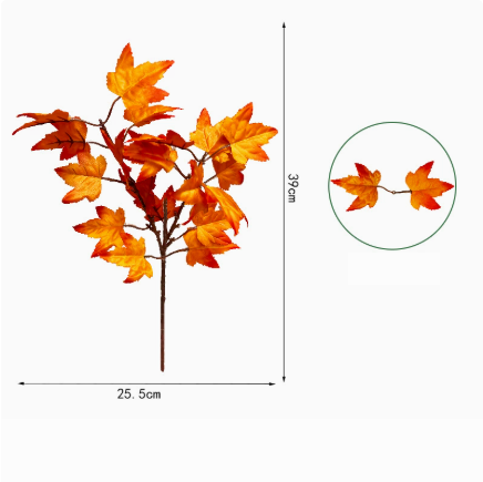 Artificial Autumn Maple Leaves for Home Decoration
