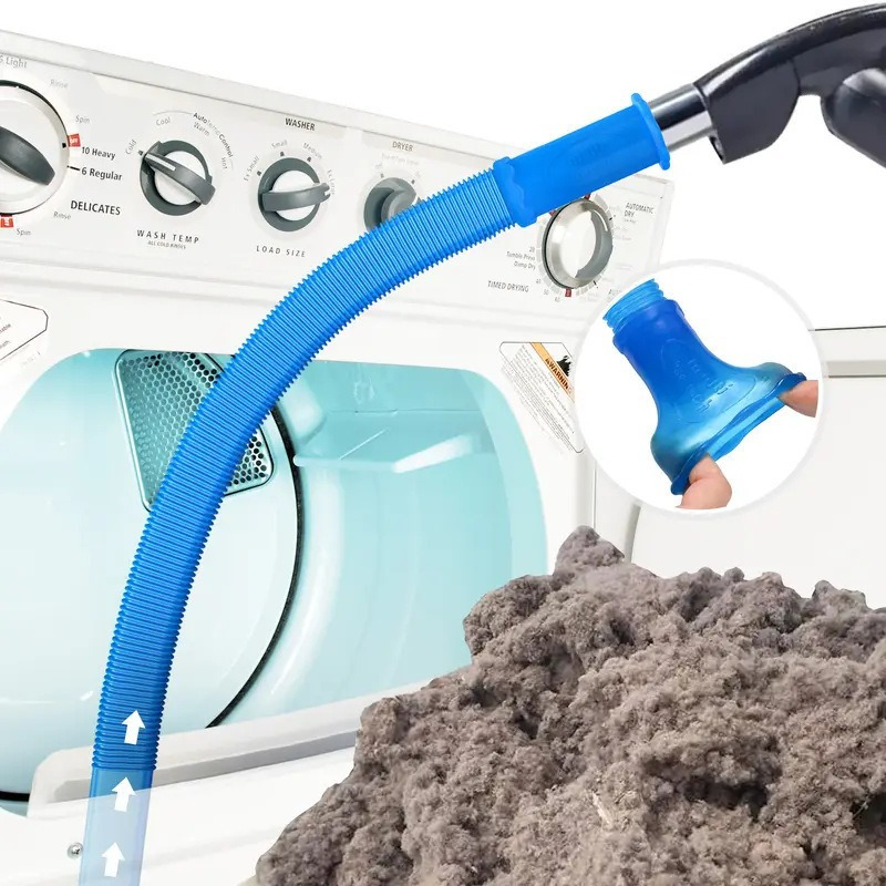 Dryer Vent Cleaner Kit for Vacuum, Lint Remover Brush for Dryer Vent Cleaning
