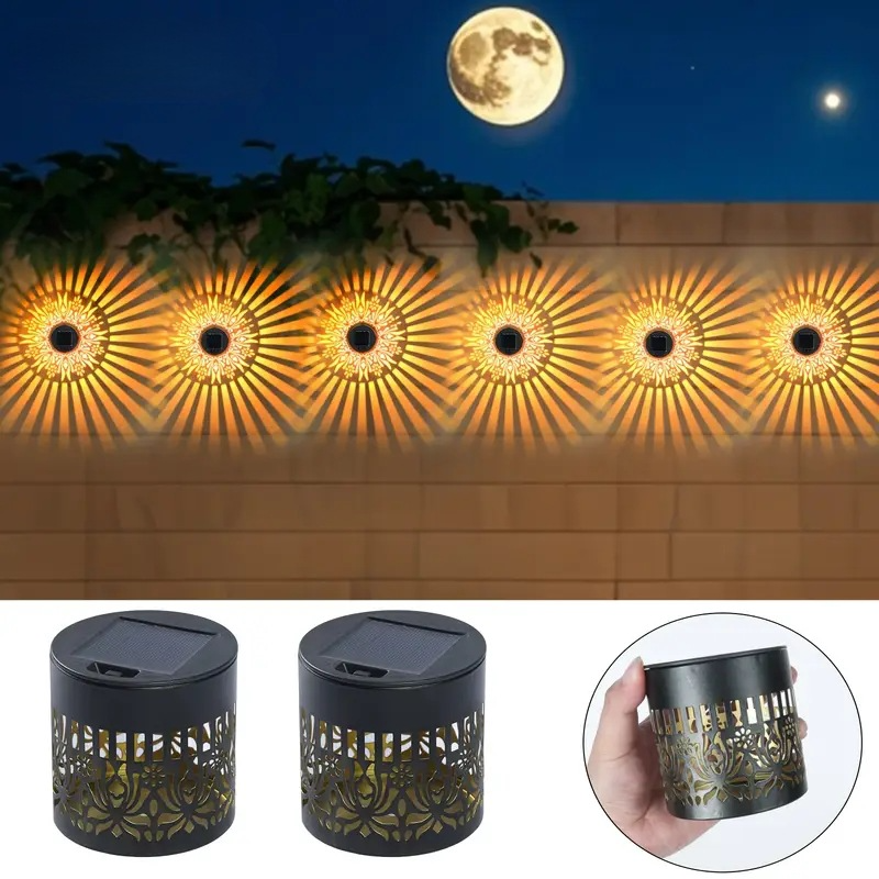 Solar Sunflower Wall Light Outdoor Garden Decorative Landscape Lamp
