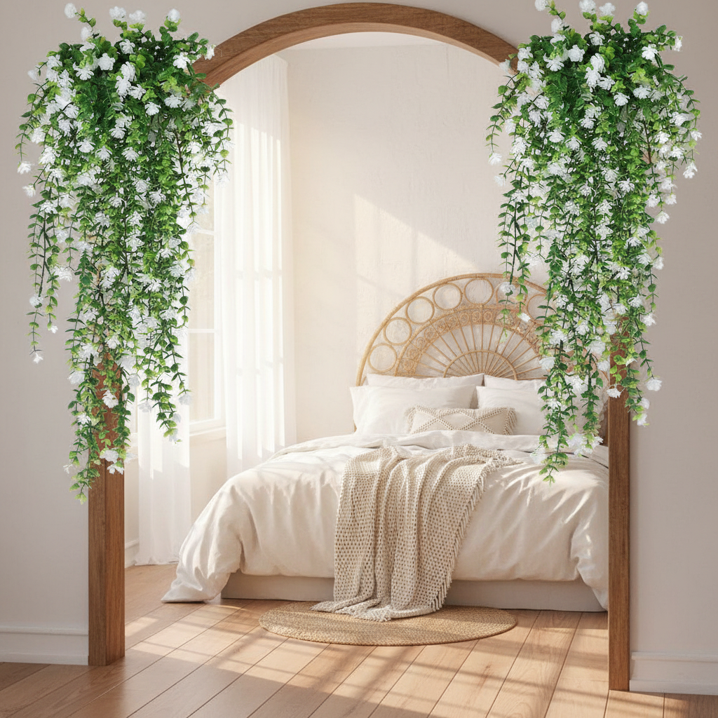 Rattan Artificial Flowers – Realistic Home & Wedding Decor