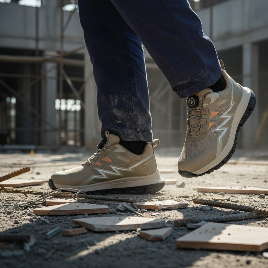 Steel Toe Work Sneakers – Lightweight, Puncture Resistant