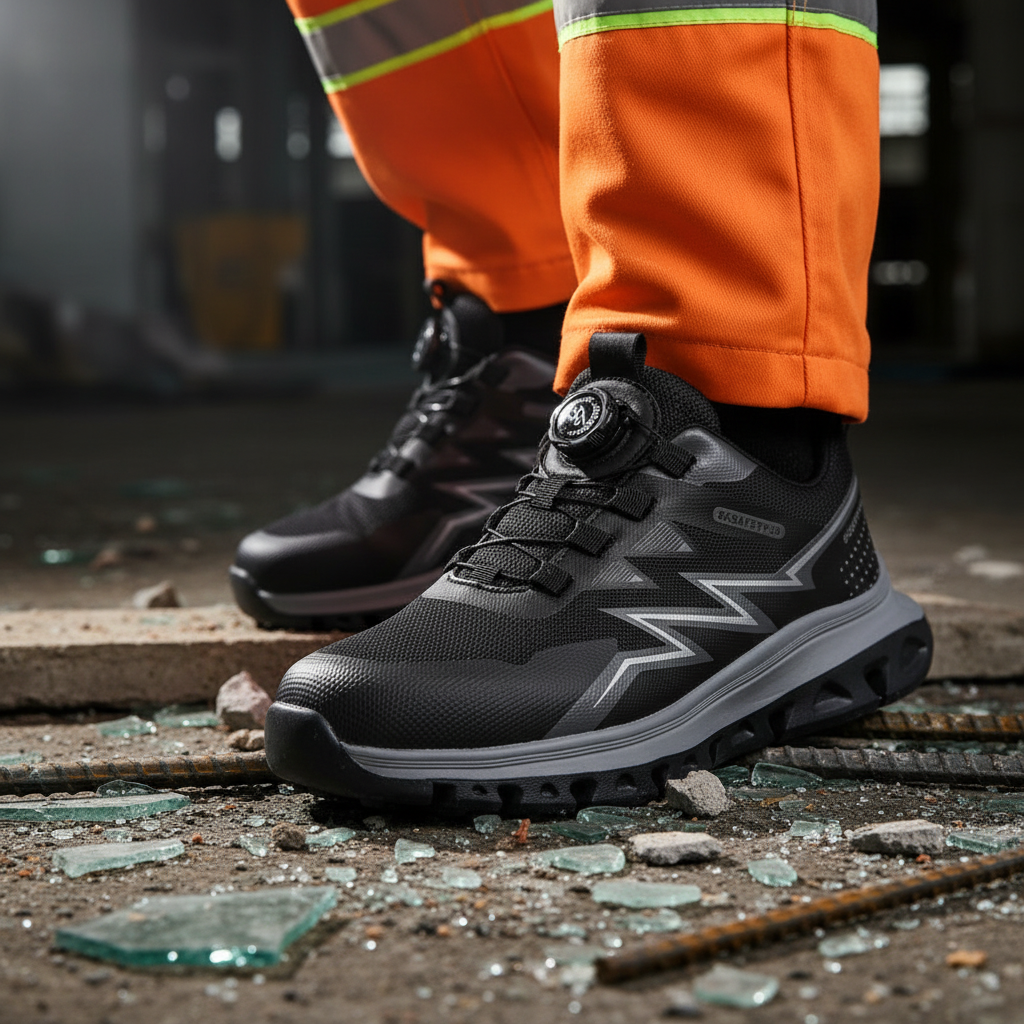 Steel Toe Safety Shoes – Lightweight, Puncture Resistant