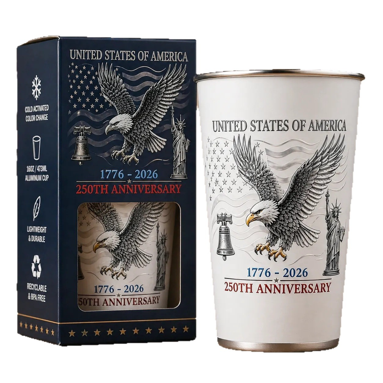 250th Anniversary Color-Changing Cup