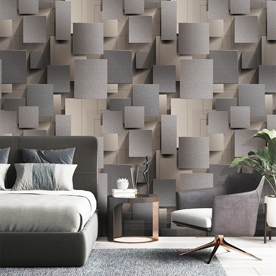 3D Self-Adhesive Geometric Wall Panels for Home & Sofa Background