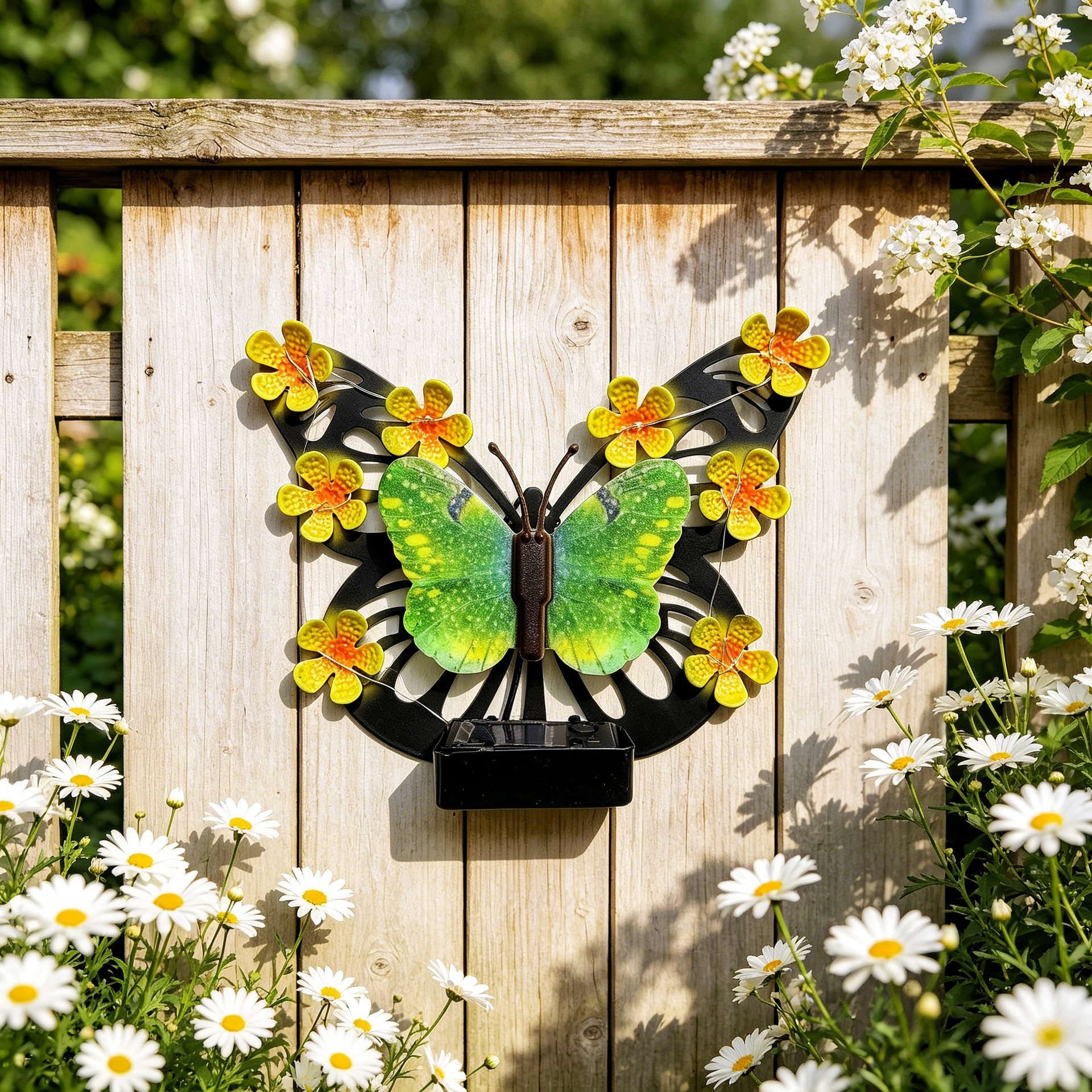 Solar Outdoor Waterproof Butterfly Wall Light