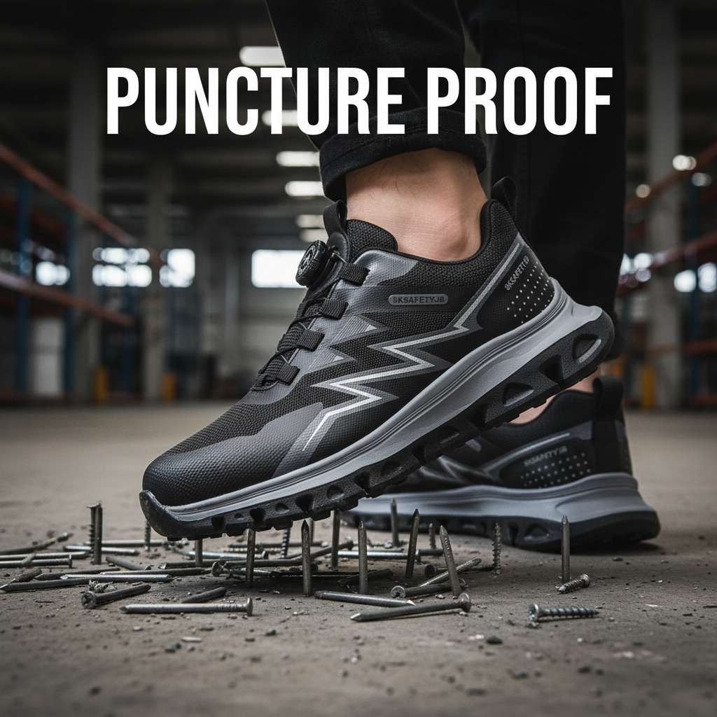 Steel Toe Safety Shoes – Lightweight, Puncture Resistant