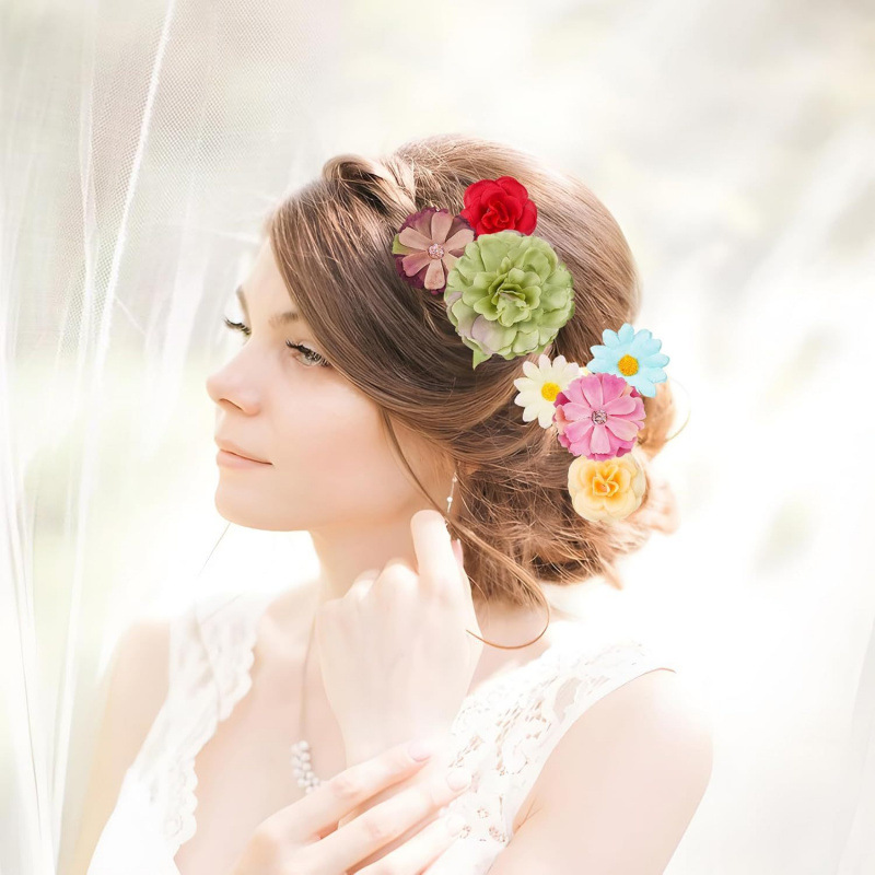 DIY Graduation Cap Silk Flower Decoration Photo Prop