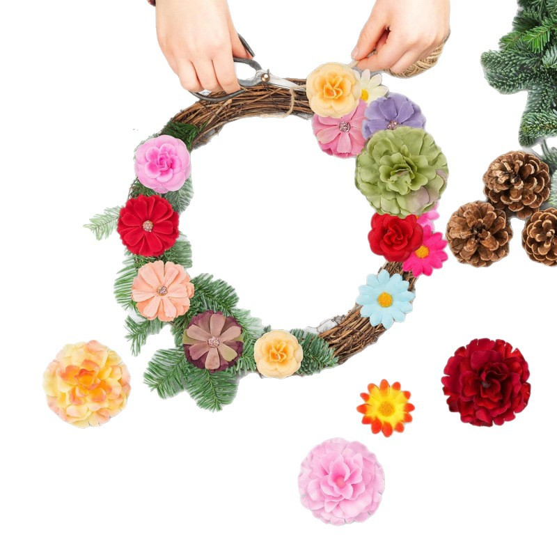 DIY Graduation Cap Silk Flower Decoration Photo Prop
