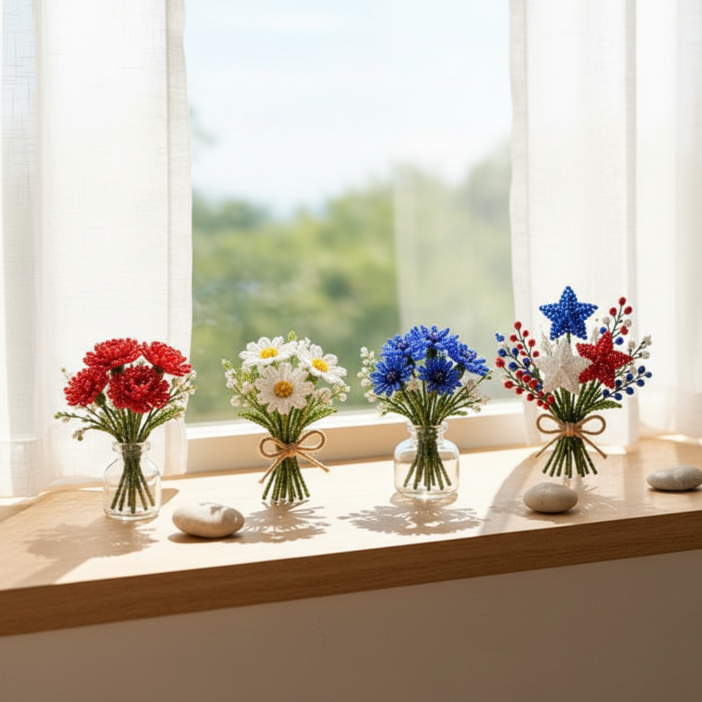 250th Beaded Bouquet DIY Kit