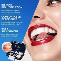 Snap-On Denture Kit – Adjustable Denture Cover Set, Comfortable Fit, Portable Denture Care Kit for Daily Smile Enhancement