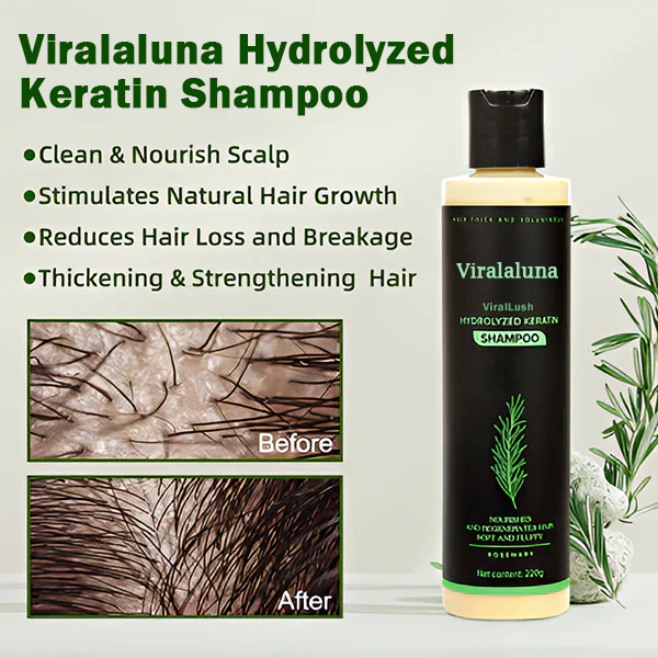 Rosemary Keratin Shampoo for Thicker Hair