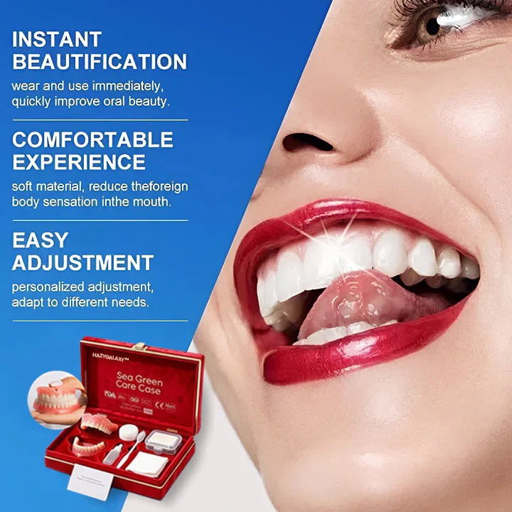 Premium Denture Care Kit – Denture Cleaning & Storage Set with Cleaning Tools, Portable Denture Maintenance Case for Daily Care