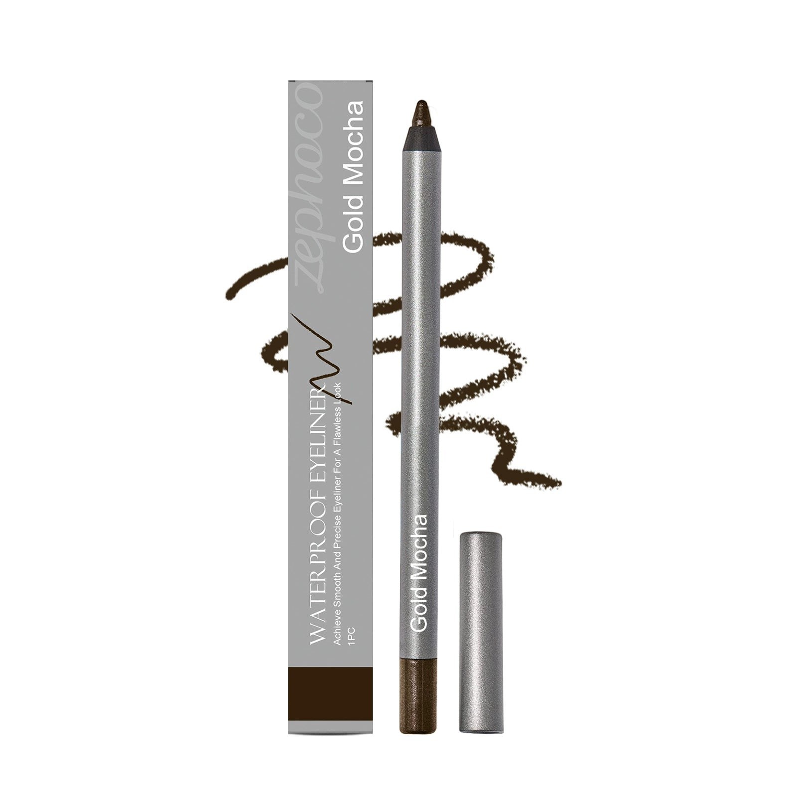 1440 Longwear Black Eyeliner Pencil, Waterproof Smudge‑Proof Eye Liner