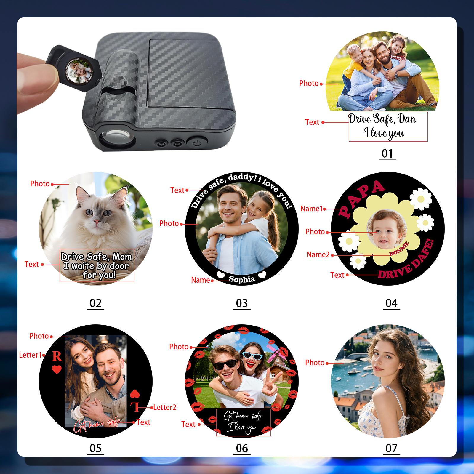 Custom Car Door Projector Lights – Personalized Logo, Photo & Text Welcome Lights