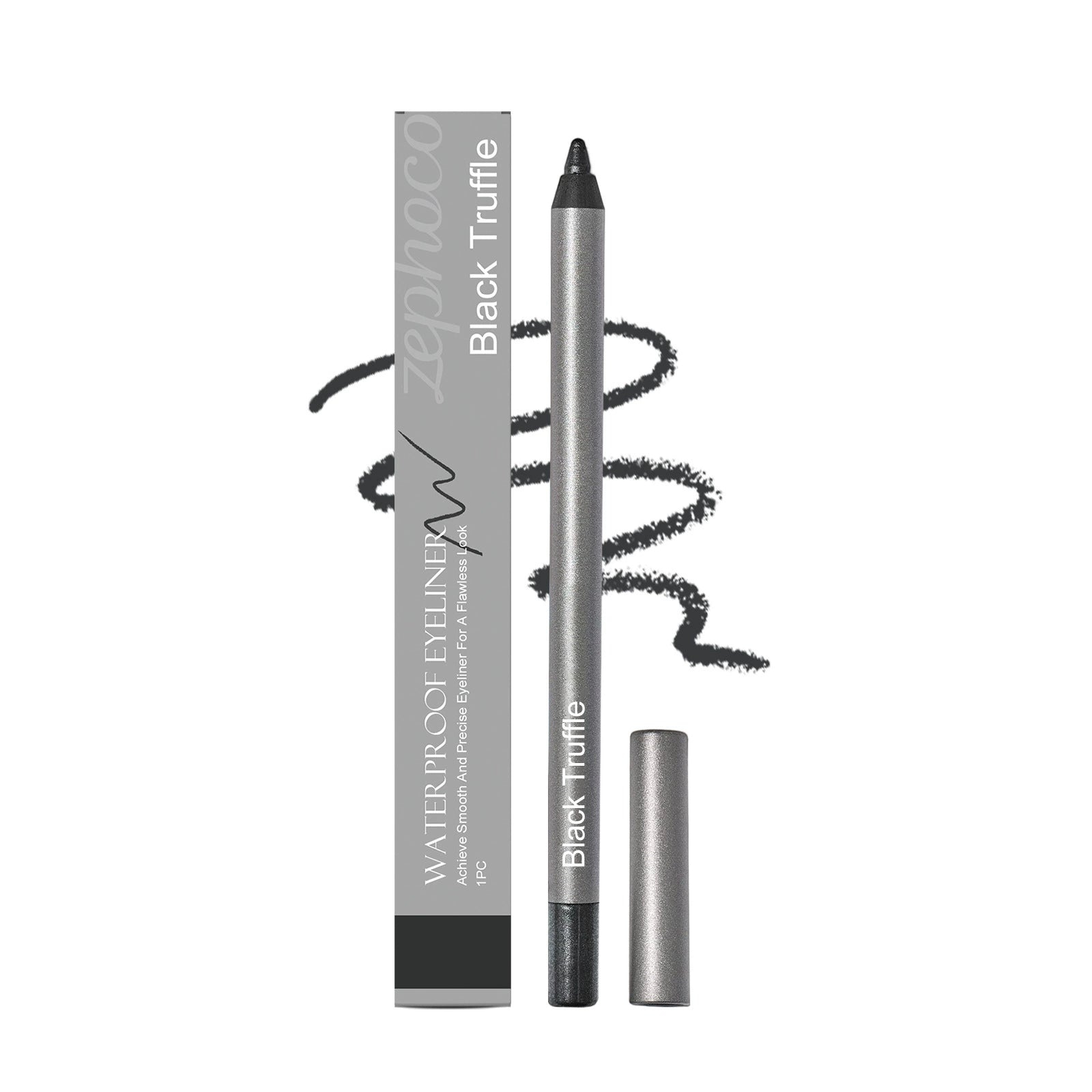 1440 Longwear Black Eyeliner Pencil, Waterproof Smudge‑Proof Eye Liner