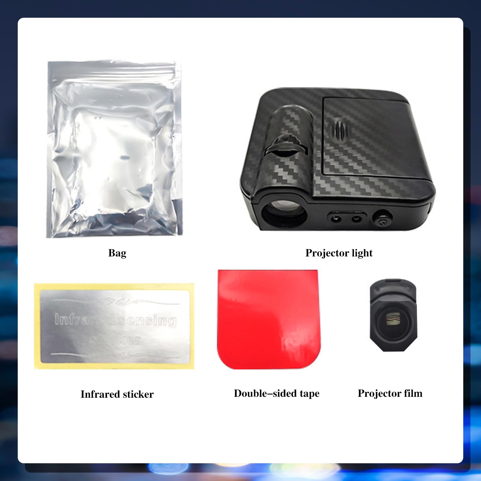 Custom Car Door Projector Lights – Personalized Logo, Photo & Text Welcome Lights