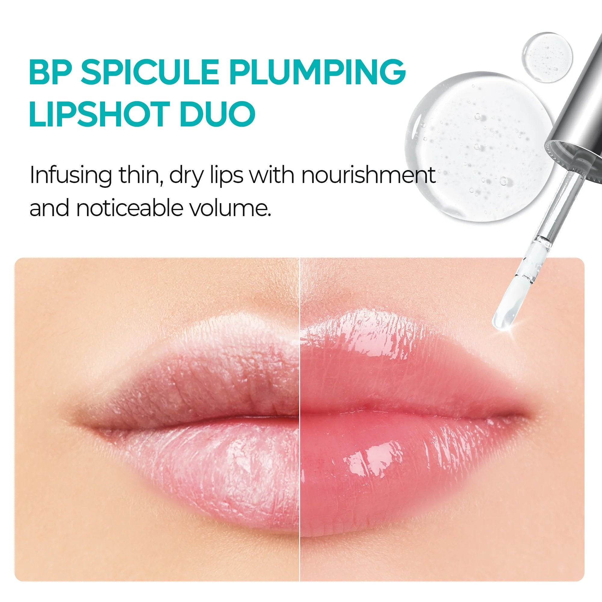 BP Spicule Lip Plumping Shot Serum, Nourishing Lip Volumizing Oil