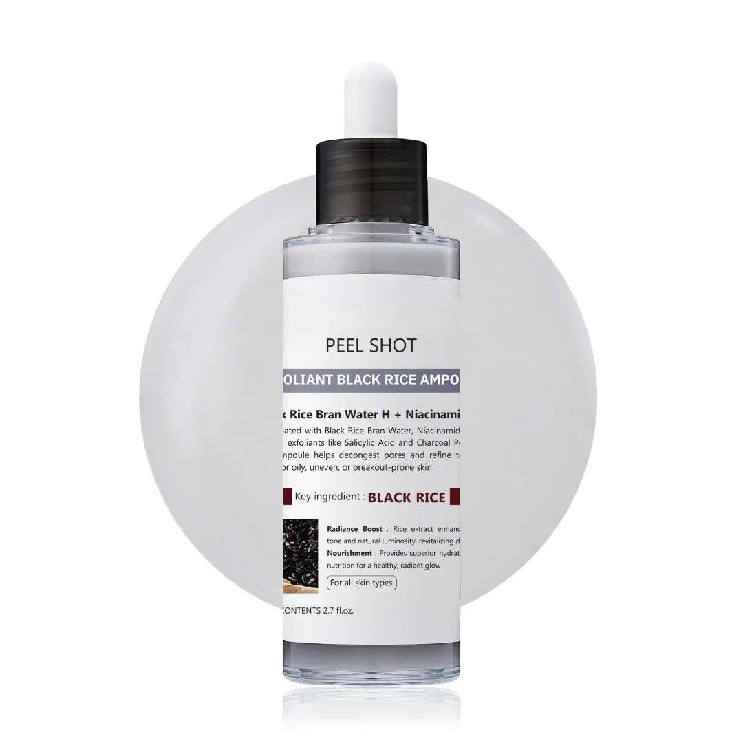 White & Black Rice Niacinamide Brightening Exfoliating Serum