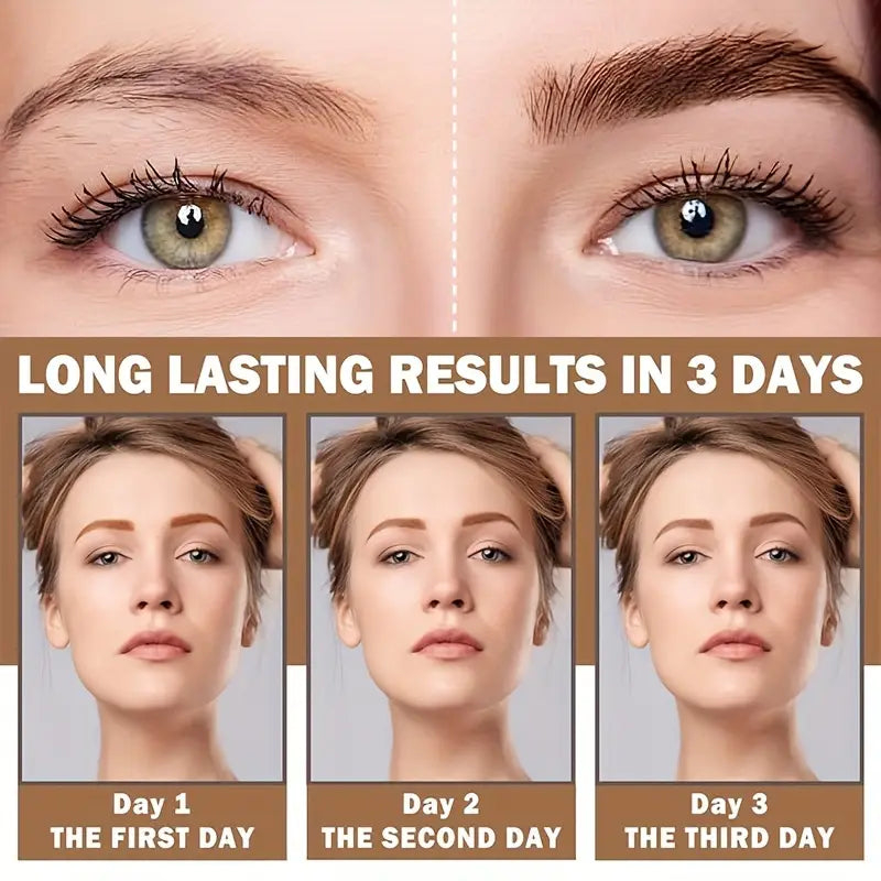 Peel Off Tattoo Eyebrow Gel, Long Lasting Waterproof Brow Makeup