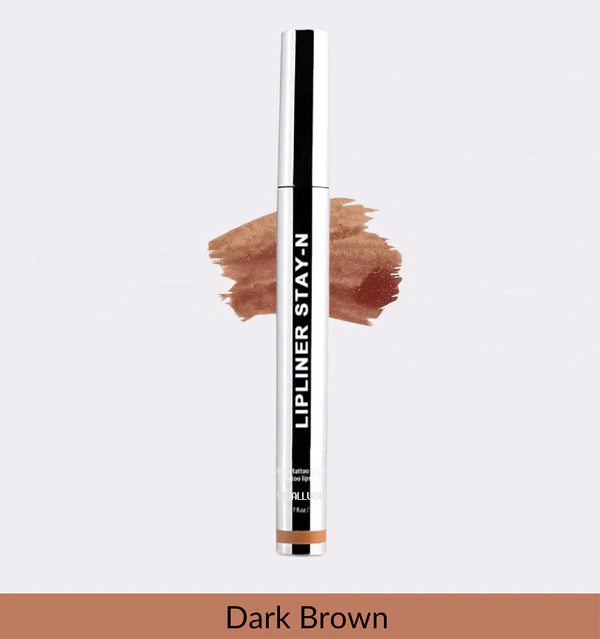 Long Lasting Liquid Lip Liner, Waterproof Non‑Transfer Matte Lip Makeup