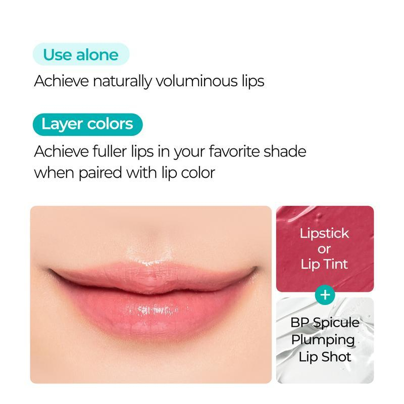 BP Spicule Lip Plumping Shot Serum, Nourishing Lip Volumizing Oil