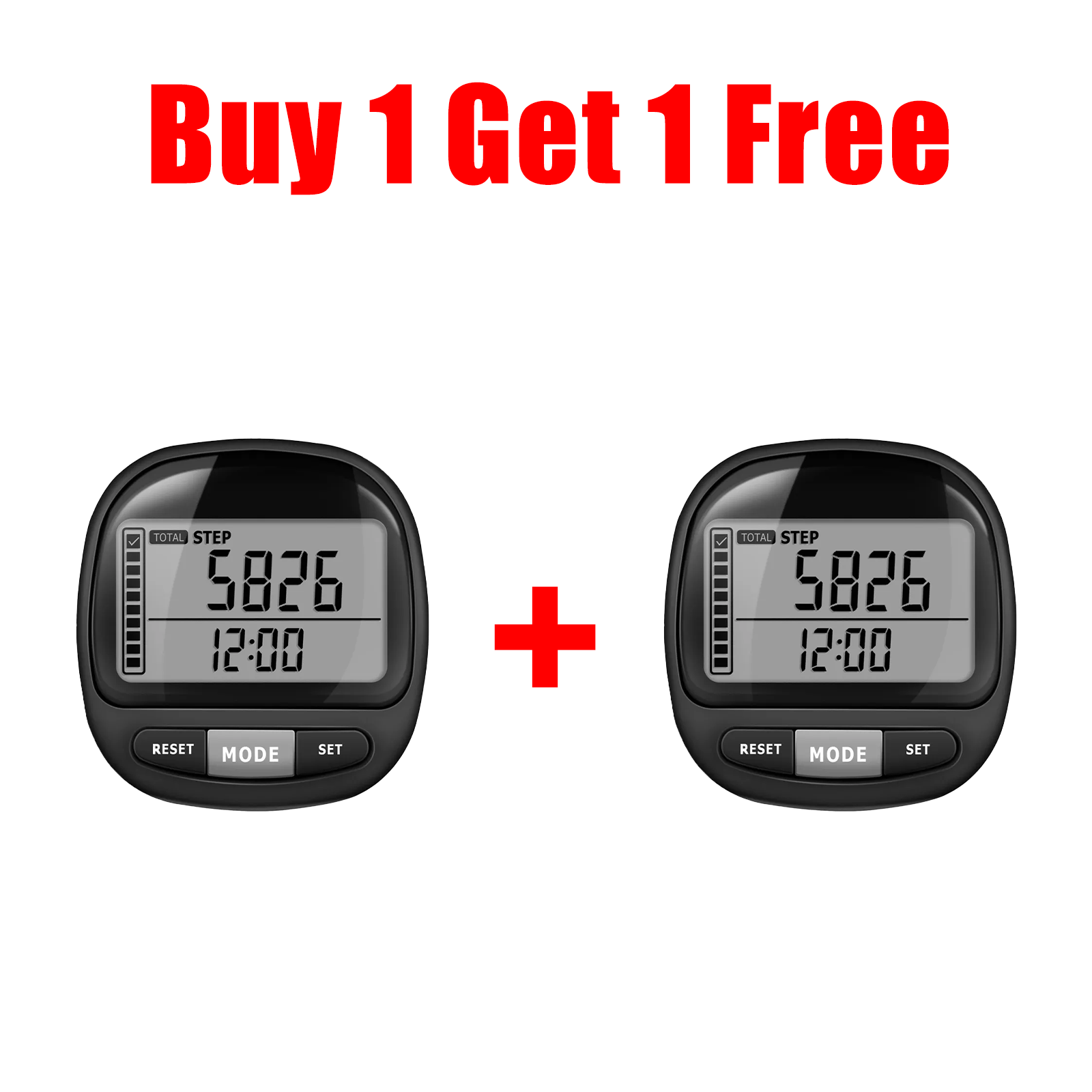 Krevon Portable Clip-on Pedometer