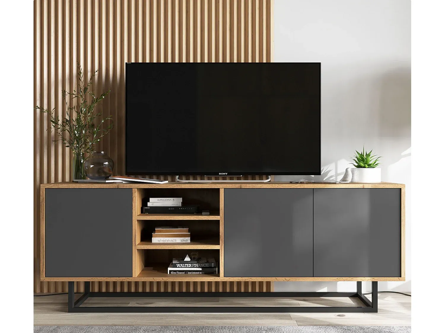 Wohnzimmer und Flur,Wohnzimmermöbel,TV-Board-HOMELORAE