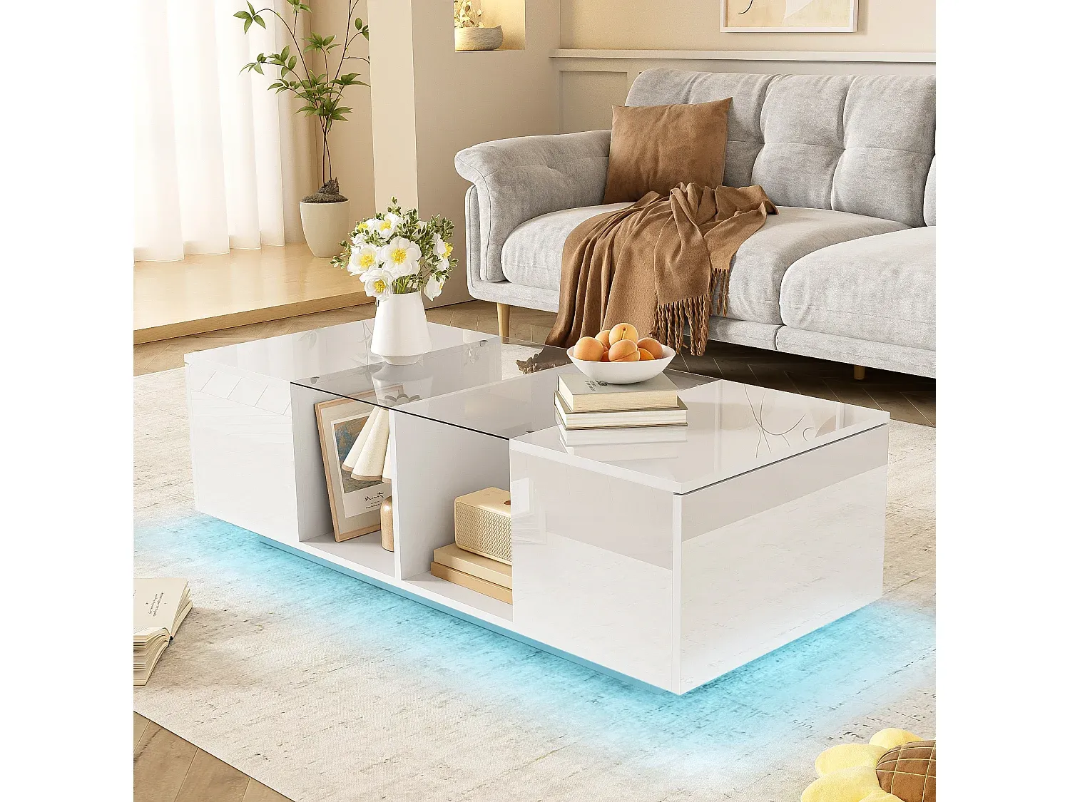 Wohnzimmer und Flur,Wohnzimmermöbel,Couchttisch nicht ausziehbar-HOMELORAE