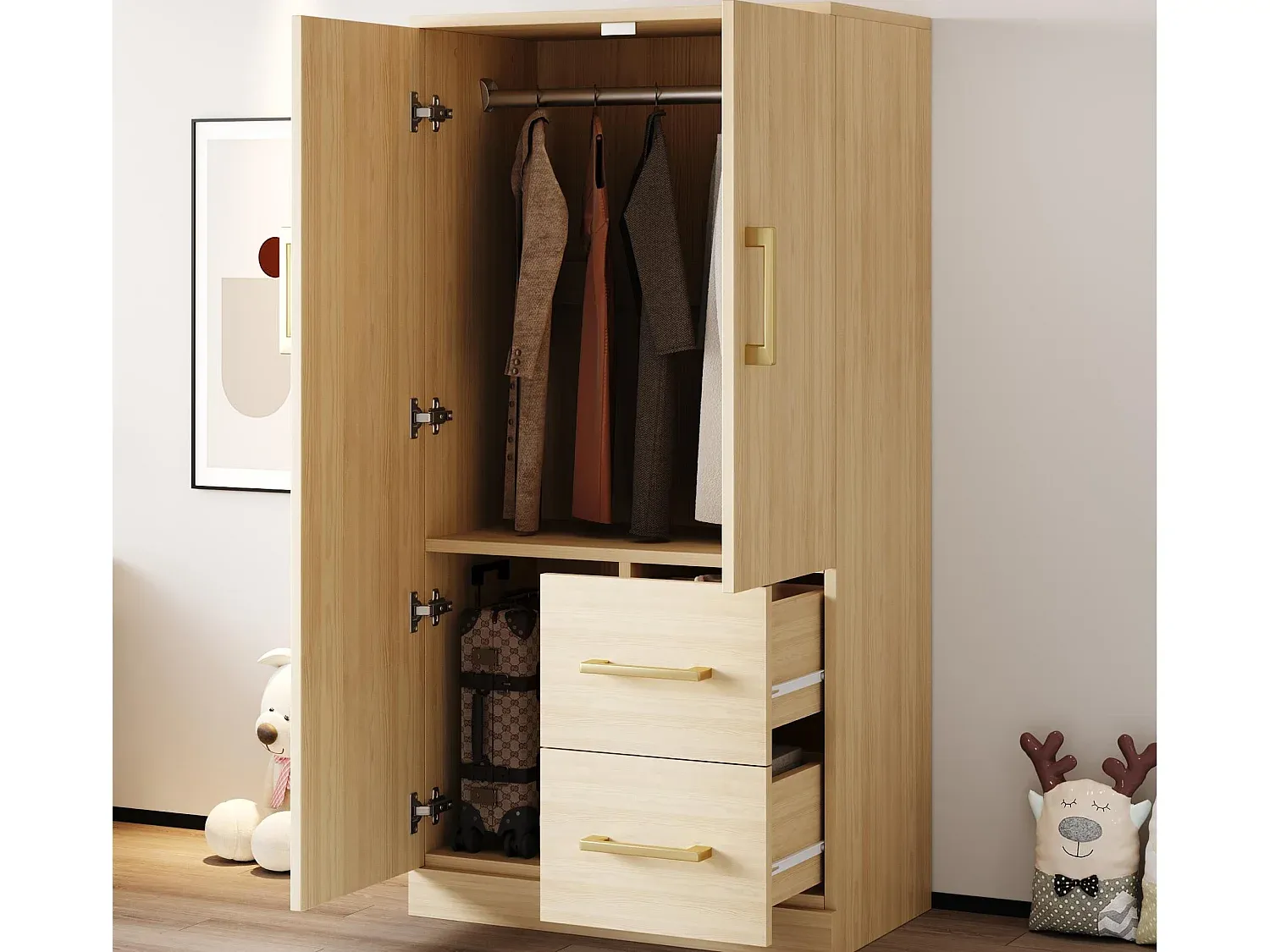 Schlafzimmer,Schlafzimmermöbel,Kleiderschrank-HOMELORAE
