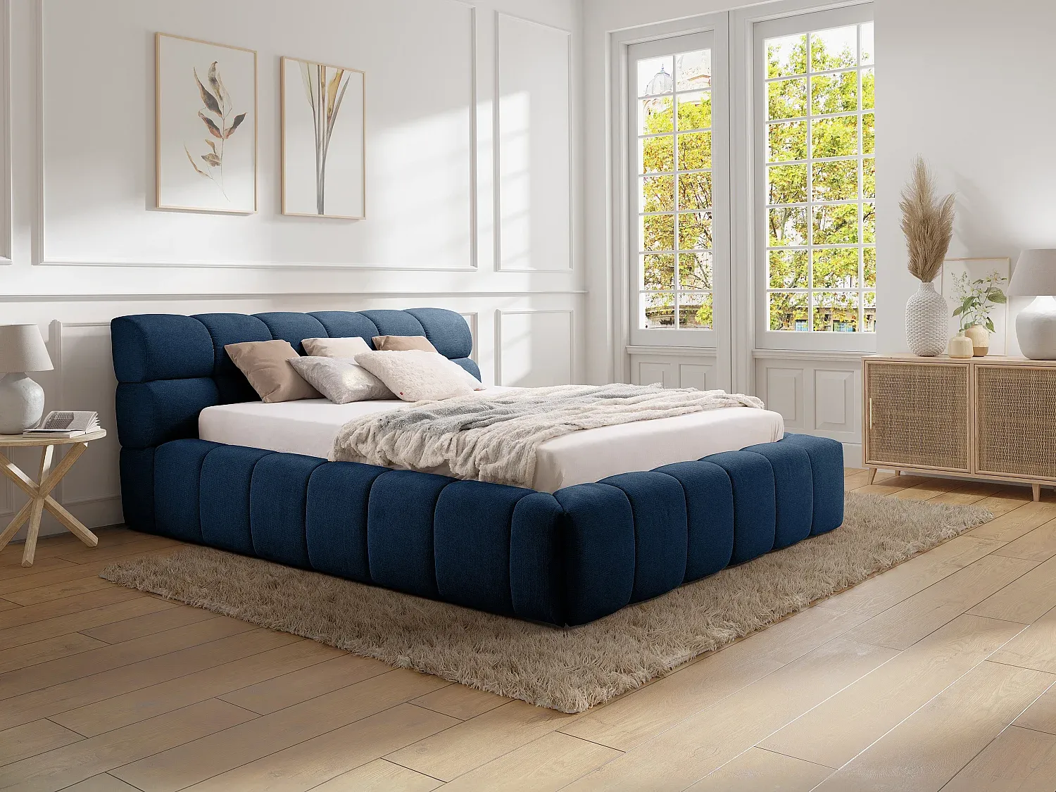 Schlafzimmer,Bereich Bett,Bett mit Bettkasten-HOMELORAE