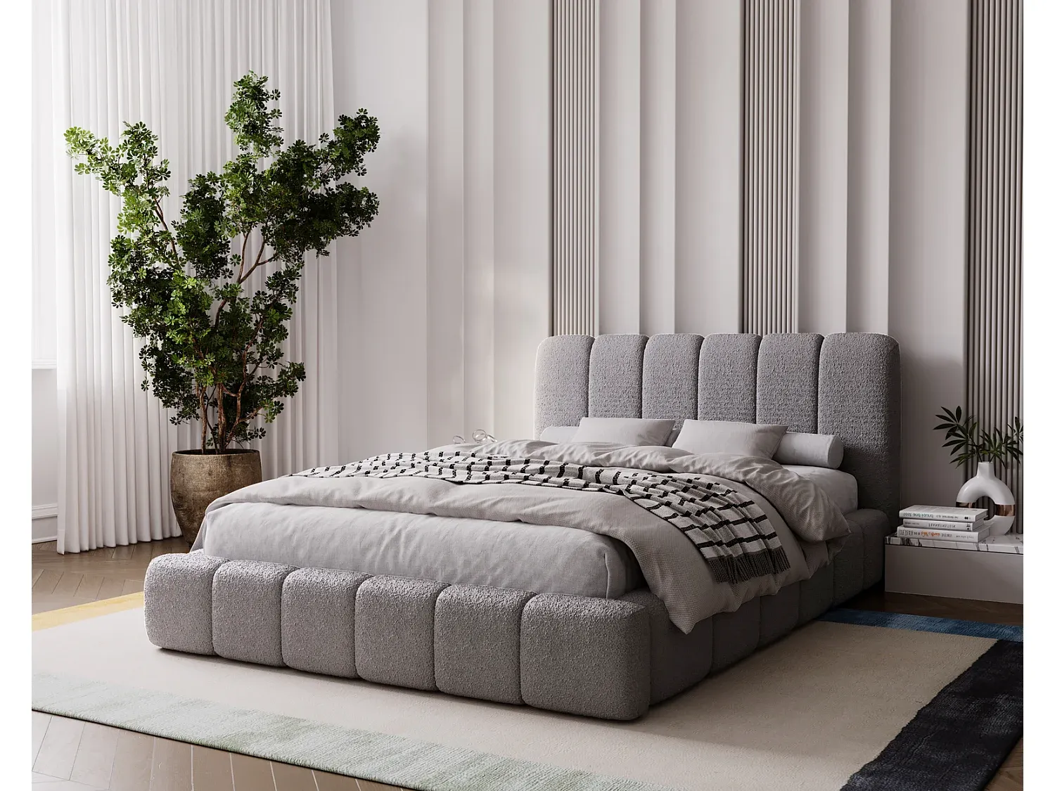 Schlafzimmer,Bereich Bett,Bett mit Bettkasten-HOMELORAE