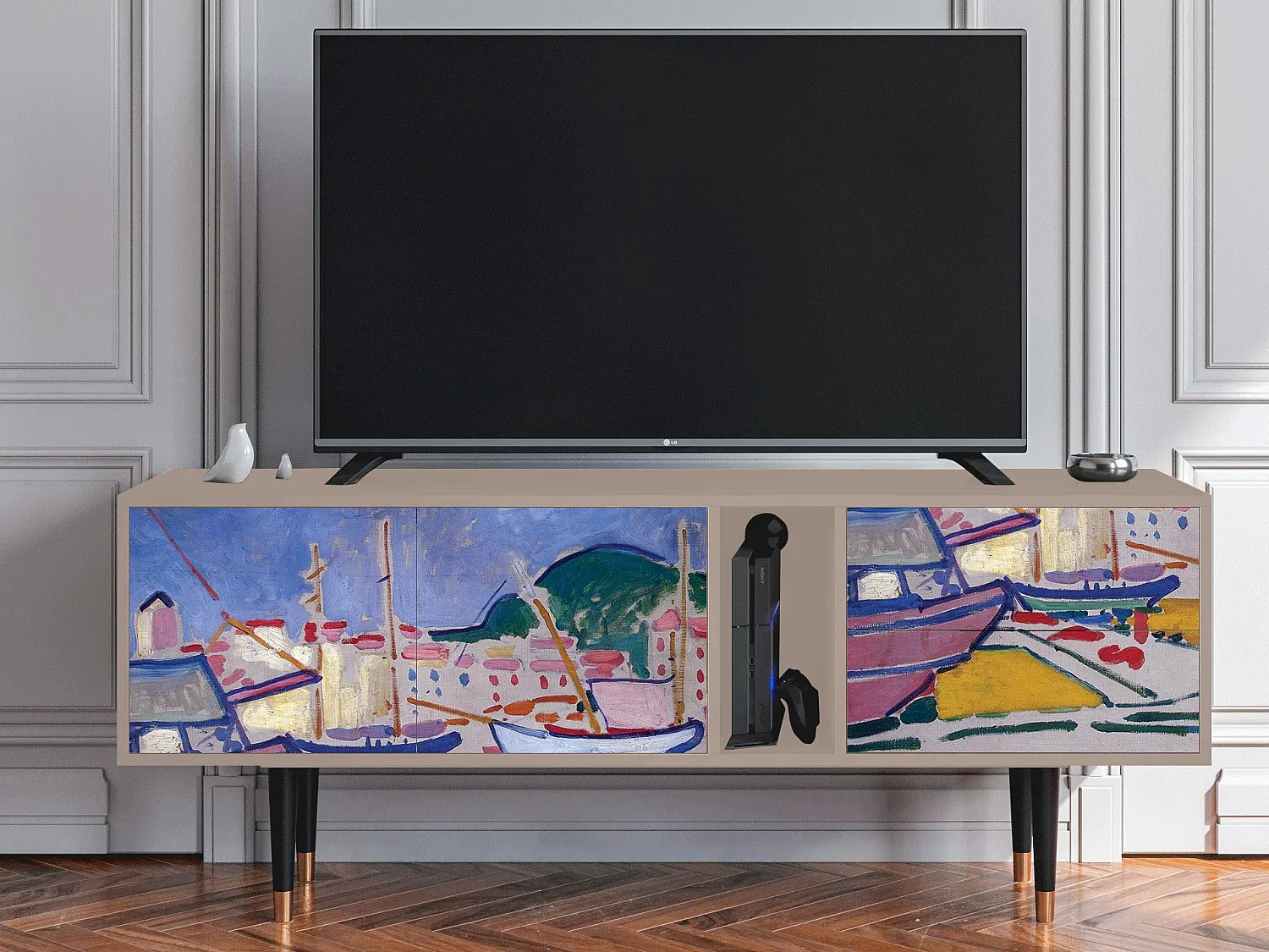 Wohnzimmer und Flur,Wohnzimmermöbel,TV-Board-HOMELORAE