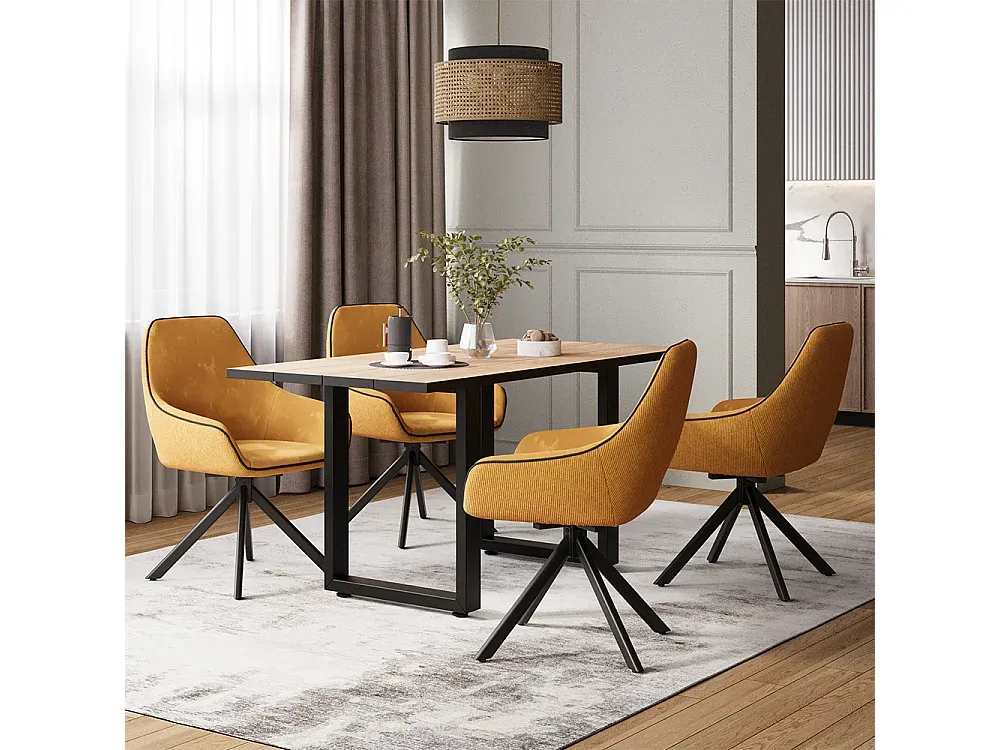 Esszimmer und Küche,Esszimmermöbel,Tisch ohne Ausziehfunktion-HOMELORAE