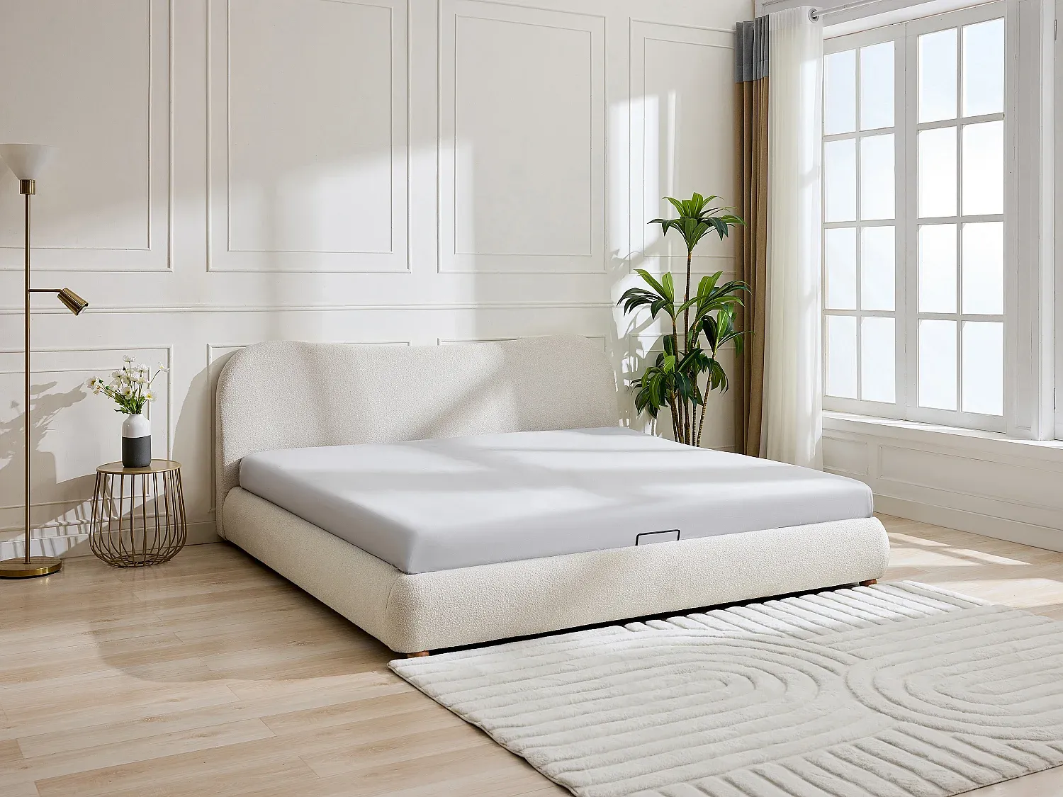 Schlafzimmer,Bereich Bett,Bett mit Bettkasten-HOMELORAE