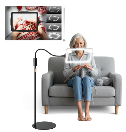 Olvinn Hands Free Floor Magnifying Glass