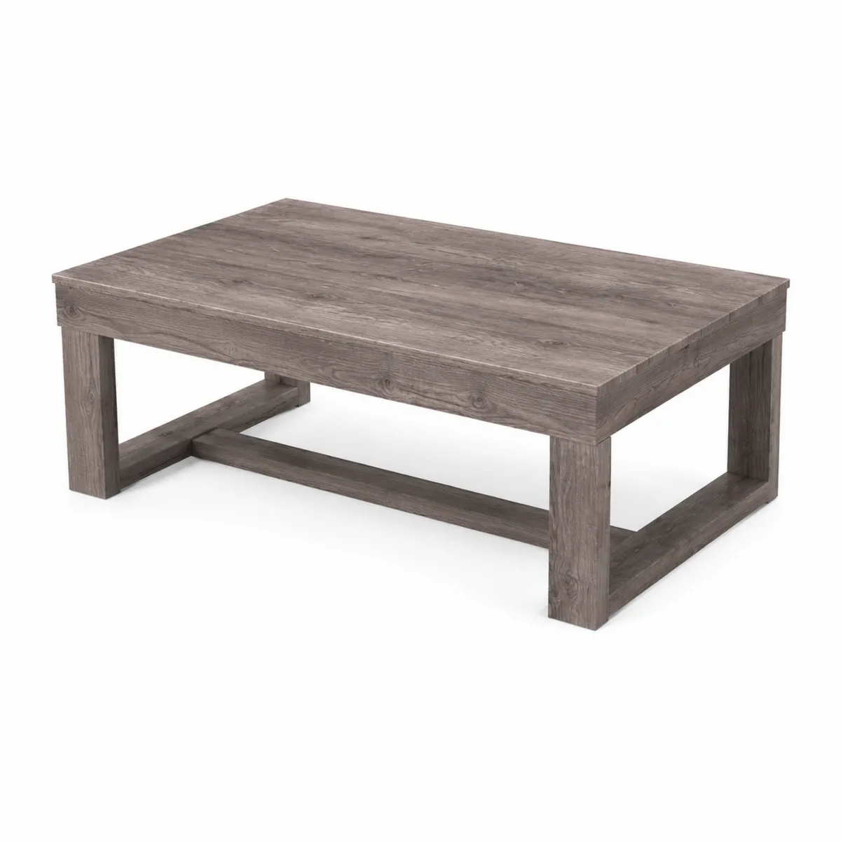 Mesa de centro de madera compuesta gris 120x60x45cm