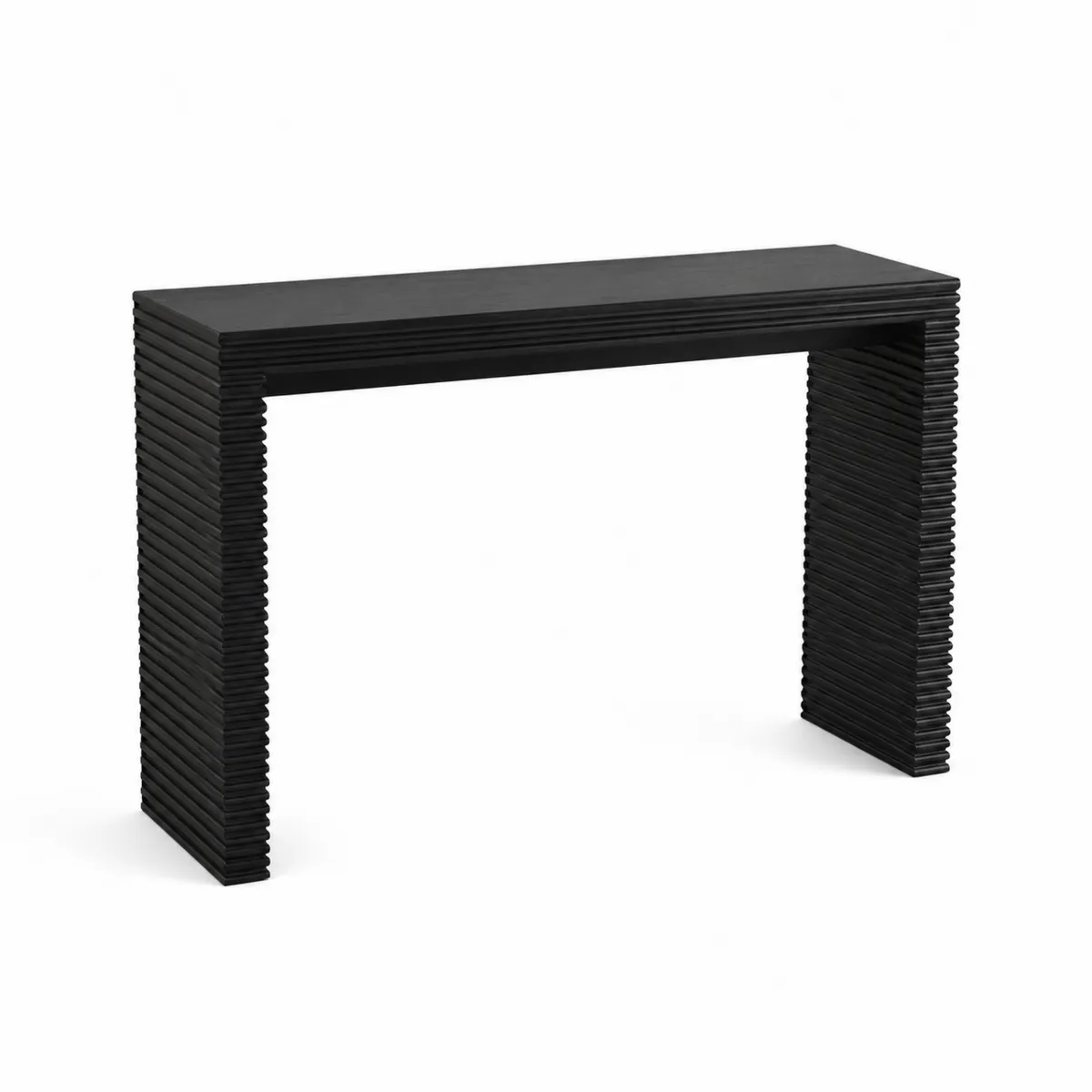 Mesa consola de madera negra