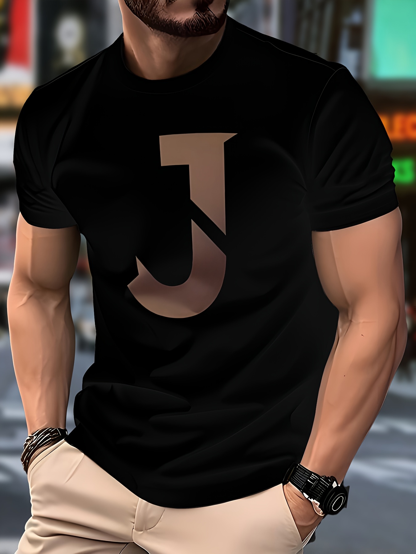 Men's Casual Fashion Printed T-Shirt