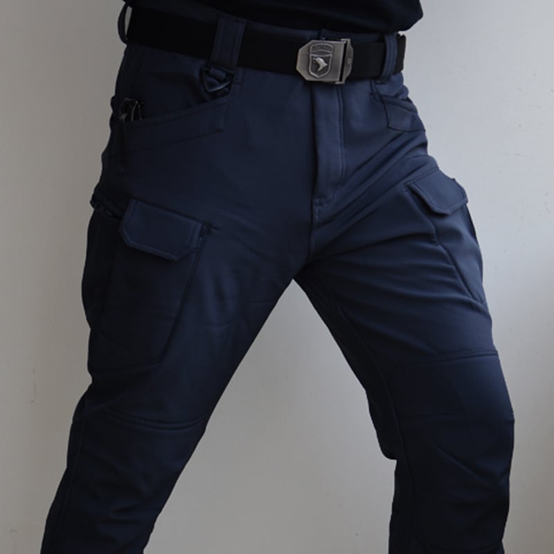 🔥Erkek Rahat Düz Kesim Kargo İş Pantolonu Taktiksel Günlük Peluş Kalınlaştırılmış Atletik Kesim Pantolon Çok Cepli