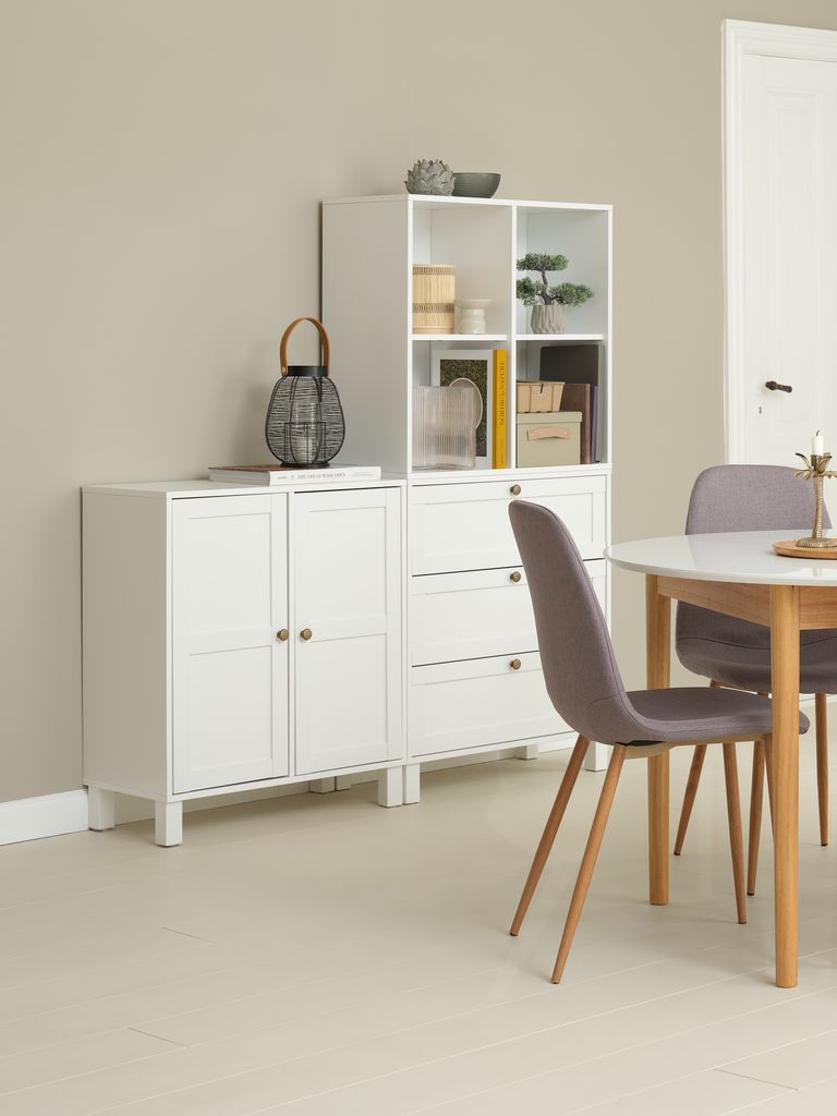 Wall unit module SKALS cabinet white