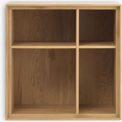Wall unit module GEDSER bookcase warm oak colour