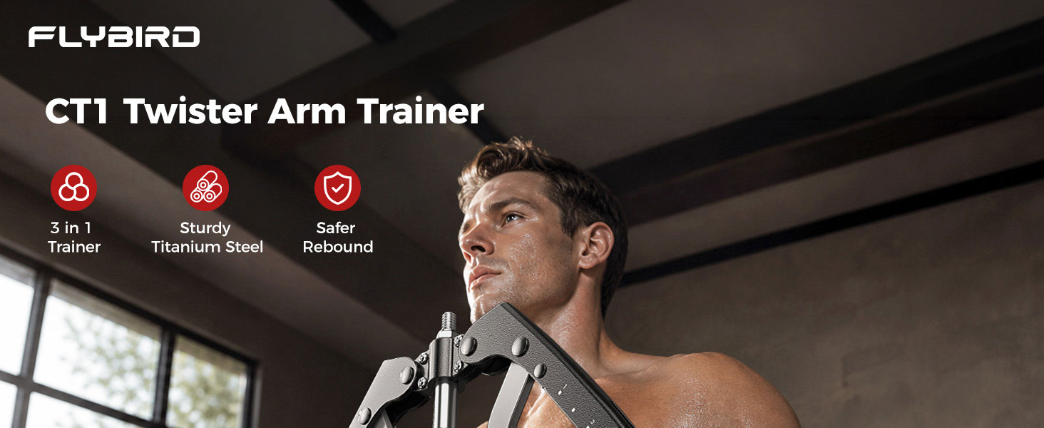 fed fitness flybird twisrer arm trainer chest workout equipment hydraulic arm exerciser