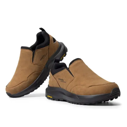 🔥Men's Wide Hiking Shoes Slip on Walking Shoes Trekking Trails Sneakers