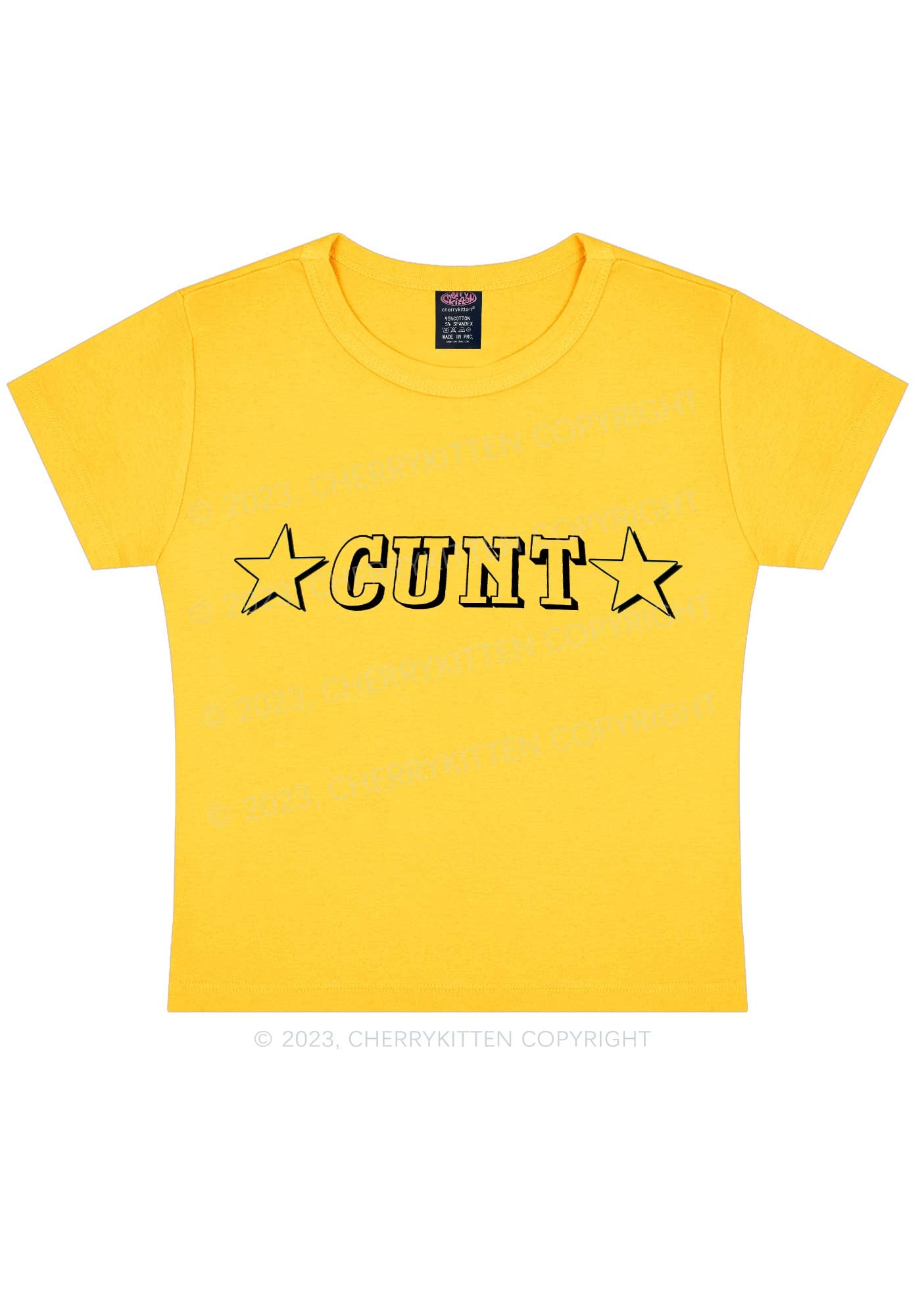Star Count Y2K Baby Tee 