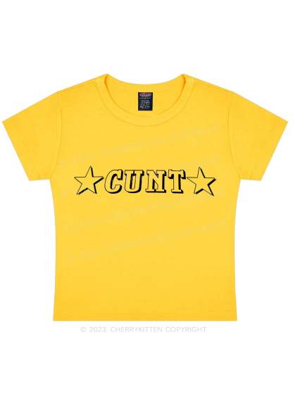 Star Count Y2K Baby Tee 