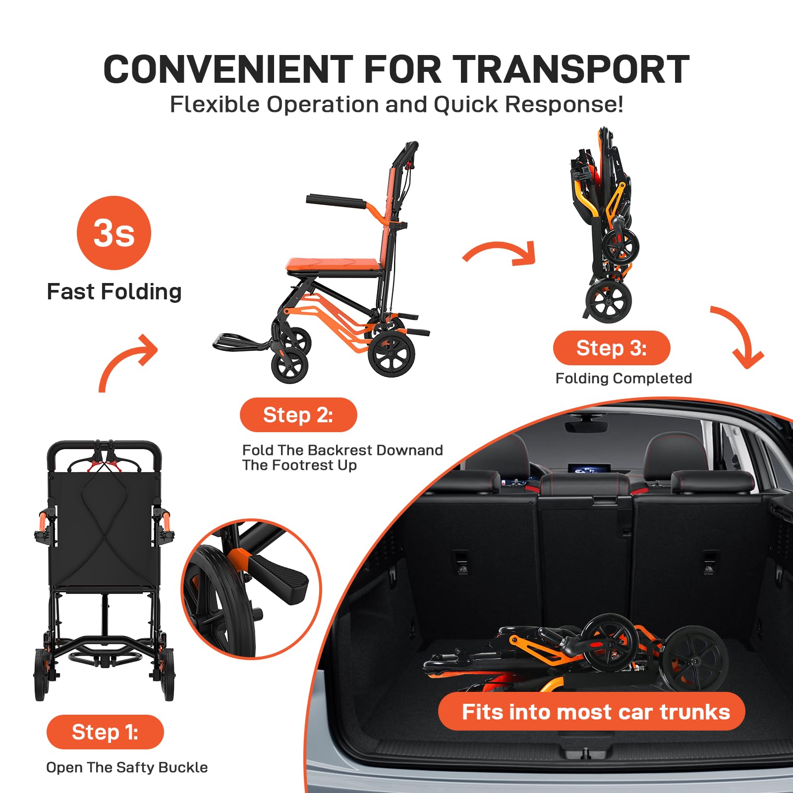 Easy to transfer and fold