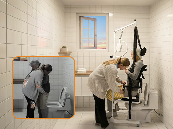 Effortless Dressing & Toileting. Zero Strain.