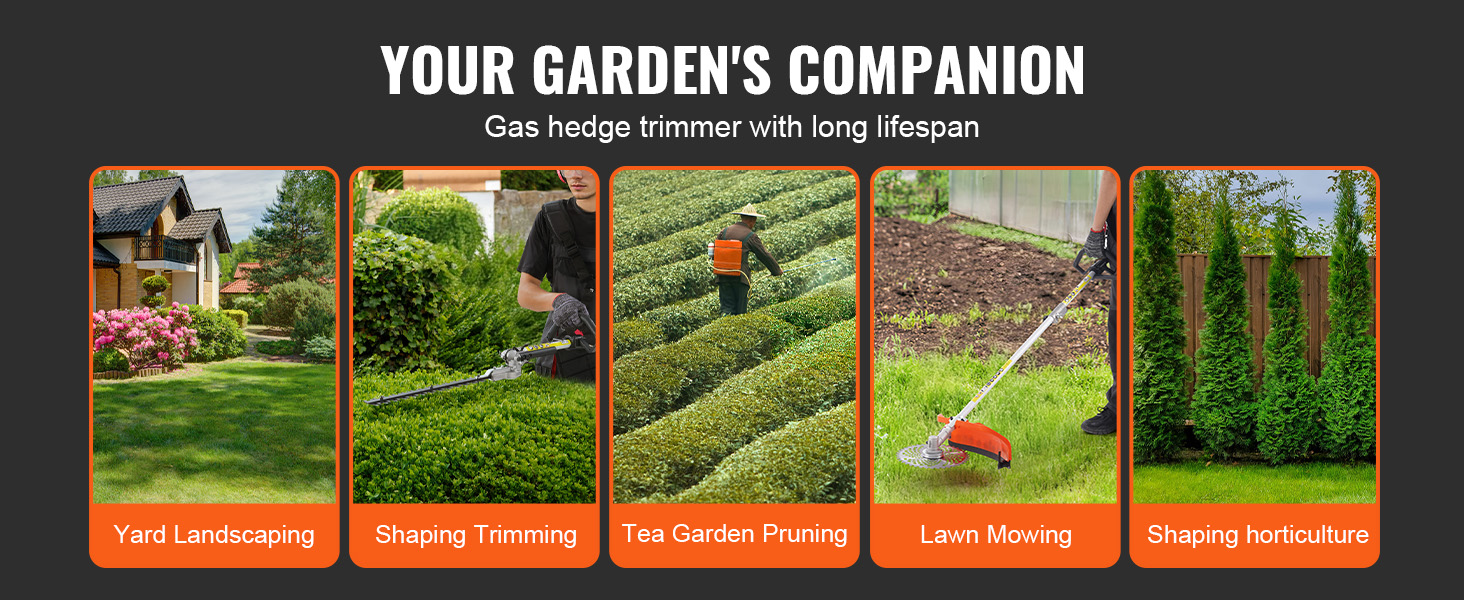 Gas hedge trimmer wiro para cortar pasto de gasolina stihl weed wacker lawn care equipment weedeater