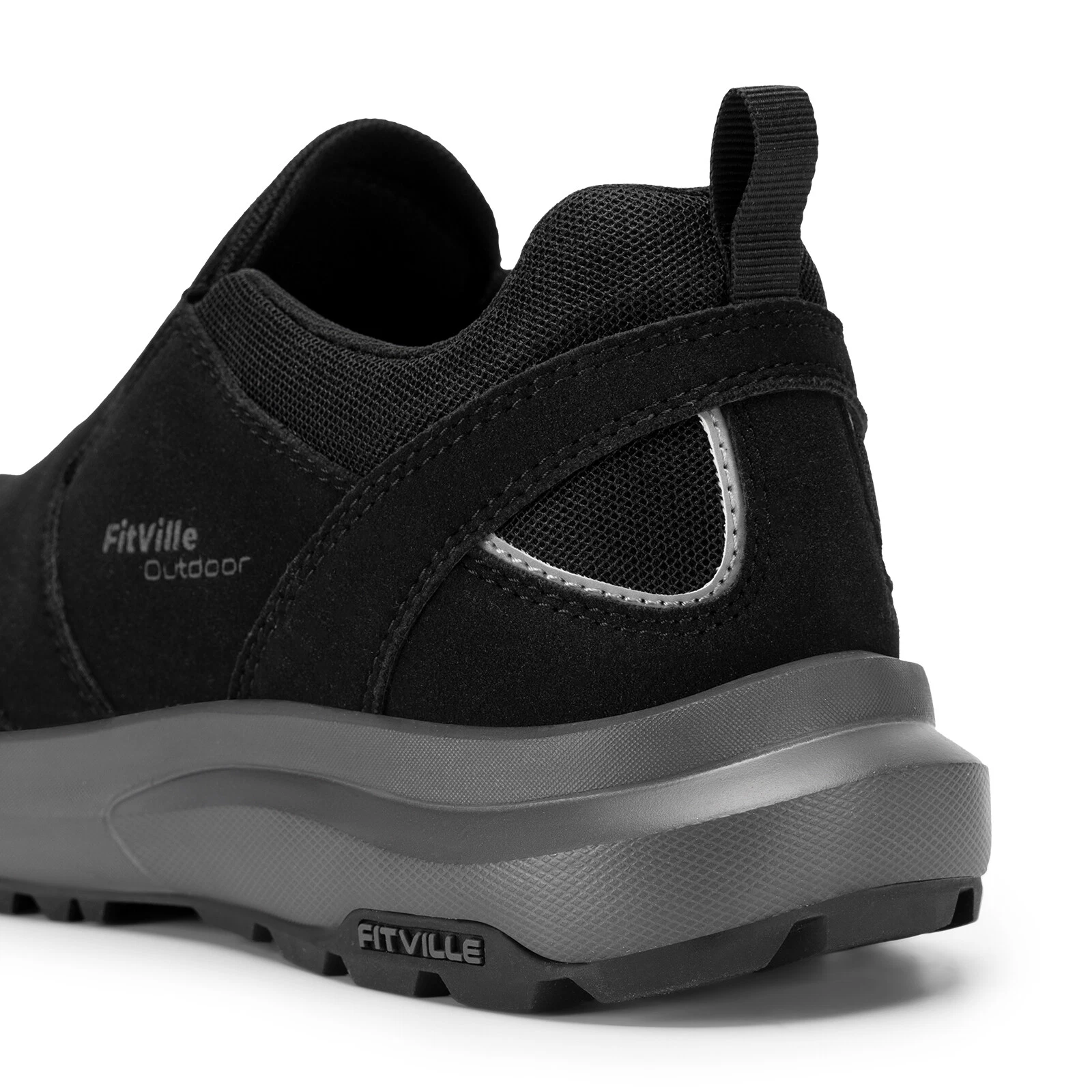 🔥Men's Wide Hiking Shoes Slip on Walking Shoes Trekking Trails Sneakers